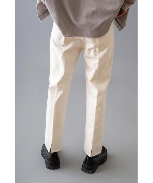 MONKEY TIME（モンキータイム）の「＜monkey time＞ WHITE KATURAGI BACK SLIT TROUSER/バックスリットトラウザーズ（デニムパンツ・メンズ・ホワイト・LARGE/SMALL/MEDIUM）」の16枚目の写真