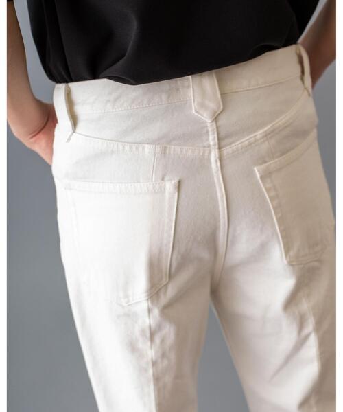 MONKEY TIME（モンキータイム）の「＜monkey time＞ WHITE KATURAGI BACK SLIT TROUSER/バックスリットトラウザーズ（デニムパンツ・メンズ・ホワイト・LARGE/SMALL/MEDIUM）」の14枚目の写真