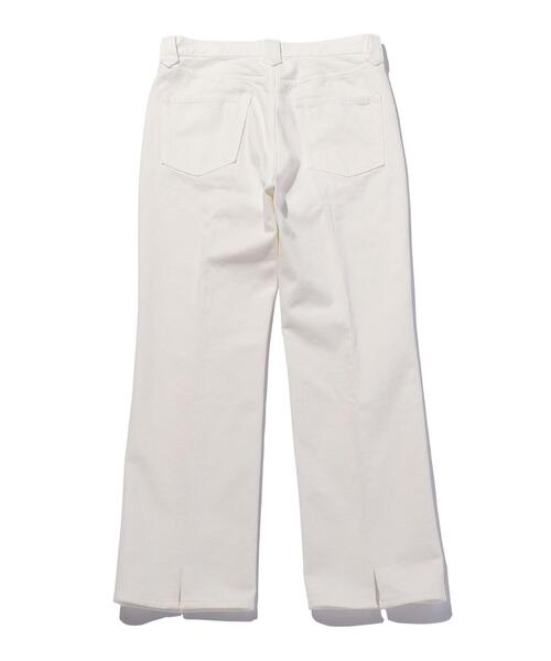 MONKEY TIME（モンキータイム）の「＜monkey time＞ WHITE KATURAGI BACK SLIT TROUSER/バックスリットトラウザーズ（デニムパンツ・メンズ・ホワイト・LARGE/SMALL/MEDIUM）」の10枚目の写真
