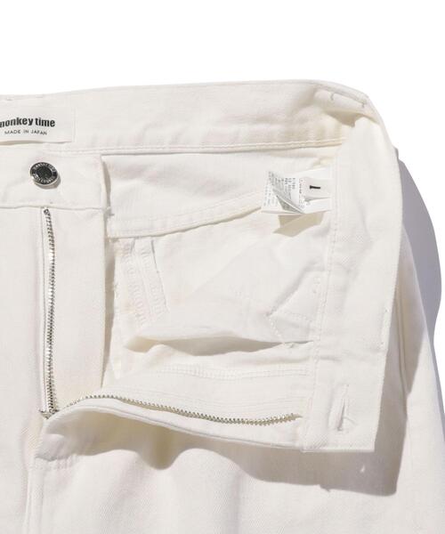 MONKEY TIME（モンキータイム）の「＜monkey time＞ WHITE KATURAGI BACK SLIT TROUSER/バックスリットトラウザーズ（デニムパンツ・メンズ・ホワイト・LARGE/SMALL/MEDIUM）」の3枚目の写真