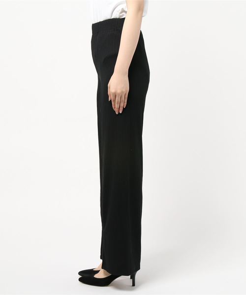 KOBE LETTUCE（コウベレタス）の「センタースリットリブカットソーパンツ（その他パンツ・レディース・モカ/カーキ/ブラック・FREE）」の5枚目の写真