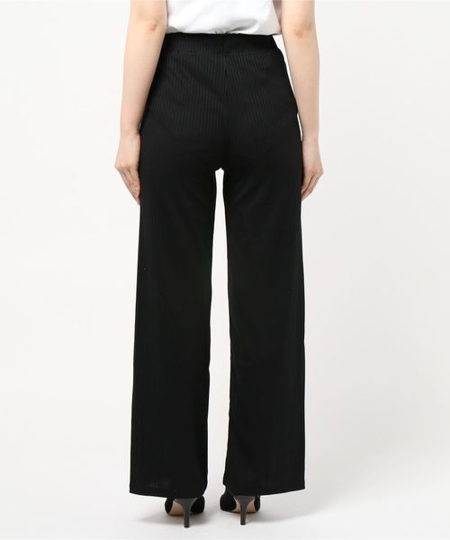 KOBE LETTUCE（コウベレタス）の「センタースリットリブカットソーパンツ（その他パンツ・レディース・モカ/カーキ/ブラック・FREE）」の4枚目の写真