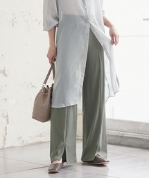 KOBE LETTUCE | センタースリットリブカットソーパンツ(その他パンツ)