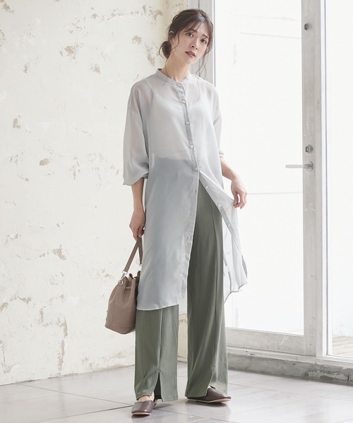 KOBE LETTUCE（コウベレタス）の「センタースリットリブカットソーパンツ（その他パンツ・レディース・モカ/カーキ/ブラック・FREE）」の9枚目の写真