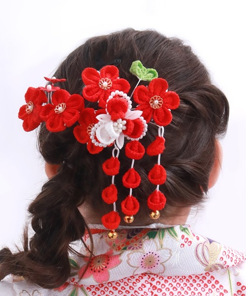 髪飾り06 : 髪飾り 大輪花 振袖用 kk-a-06 大きい 白 ホワイト