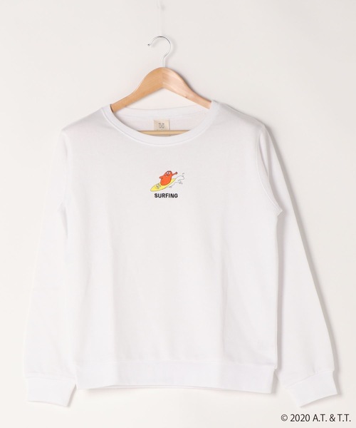 バーバパパ キャラクターデザイン ワンポイントフロントプリント 男女兼用 ユニセックスサイジング スウェット長袖トレーナー スウェット Jeans Mate ジーンズメイト のファッション通販 Zozotown