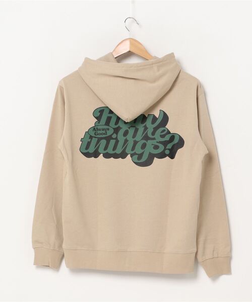 WEGO（ウィゴー）の「WEGO/バックロゴプリントプルパーカー（パーカー・レディース・ベージュ/ブルー・MEDIUM/LARGE/SMALL）」の20枚目の写真