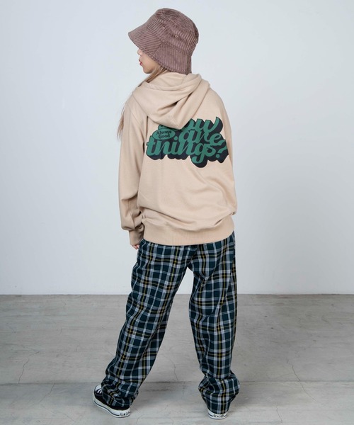 WEGO（ウィゴー）の「WEGO/バックロゴプリントプルパーカー（パーカー・レディース・ベージュ/ブルー・MEDIUM/LARGE/SMALL）」の7枚目の写真