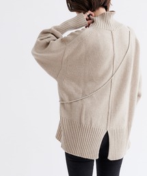 DouDou | バックスリットタートル(ニット/セーター)