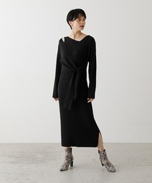 アシンメトリー に該当するレディースのワンピース ブラック 黒色系 ファッション通販 Zozotown
