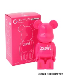 cleverin × BE@RBRICK × X-girl クレベリン3個 X-girl（エックスガール）の「cleverin×BE@RBRICK×X-girl