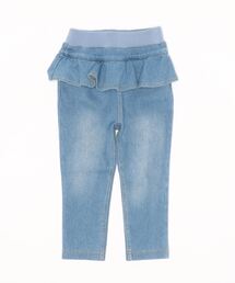 petit main | カットデニムフリルパンツ(デニムパンツ)