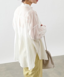 COLONY 2139 | 再生ポリバンドカラーシアー長袖シャツ(シャツ/ブラウス)