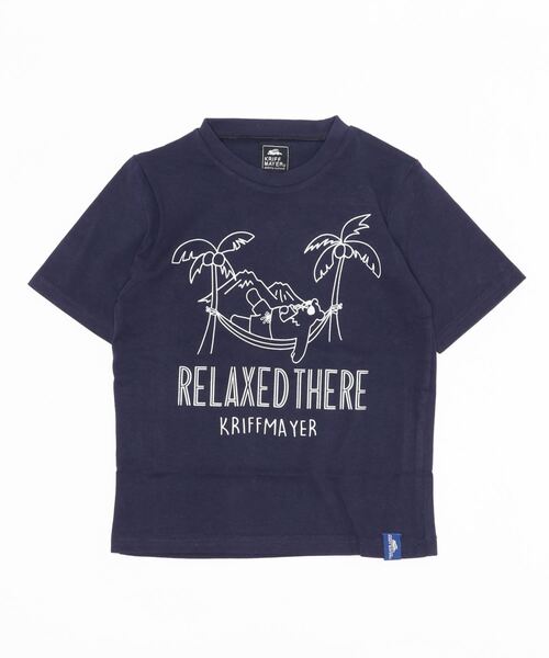 KRIFF MAYER Kid's Collection（クリフメイヤーキッズコレクション）の「LUCK楽TEE(マーくん)（Tシャツ/カットソー・キッズ・サックスブルー/ネイビー/オフホワイト・120/140/160/150/130/170）」の3枚目の写真