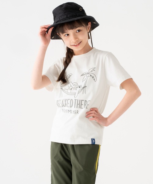 KRIFF MAYER Kid's Collection（クリフメイヤーキッズコレクション）の「LUCK楽TEE(マーくん)（Tシャツ/カットソー・キッズ・サックスブルー/ネイビー/オフホワイト・120/140/160/150/130/170）」の9枚目の写真