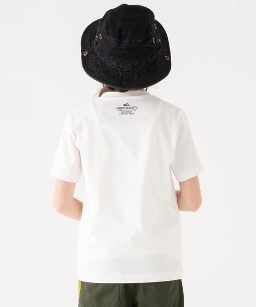 KRIFF MAYER Kid's Collection（クリフメイヤーキッズコレクション）の「LUCK楽TEE(マーくん)（Tシャツ/カットソー・キッズ・サックスブルー/ネイビー/オフホワイト・120/140/160/150/130/170）」の10枚目の写真