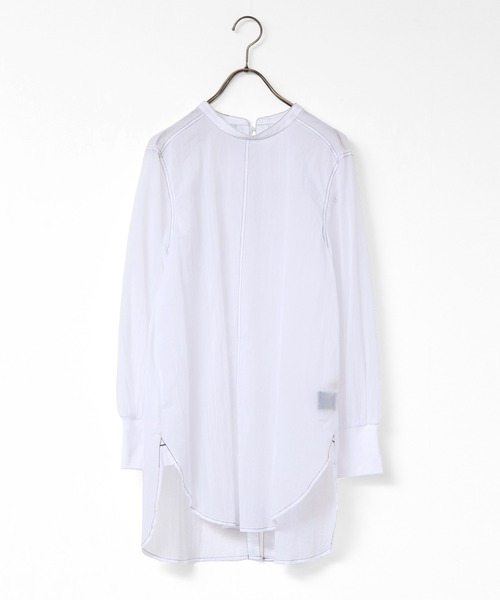 khakito（カーキト）の「シアー サージカルブラウス（シャツ/ブラウス・レディース・ブラック/オフホワイト/ライトカーキ・FREE）」の18枚目の写真