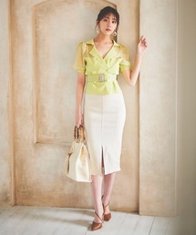 ROYAL PARTY | ガムストレッチタイトスカート(スカート)