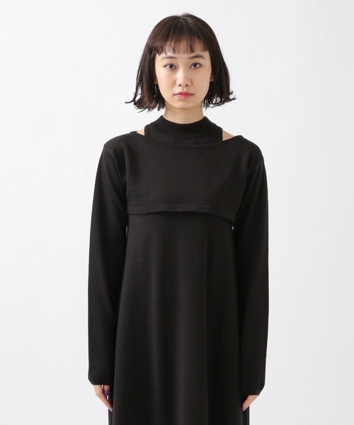 ROCKET x LUNCH（ロケットアンドランチ）の「ROCKET×LUNCH／レイヤーロングワンピース　2932513（ワンピース・レディース・ブラック/セージグリーン・SMALL）」の18枚目の写真