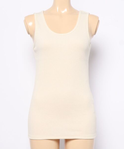N.（N. Natural Beauty Basic）（エヌエヌナチュラルビューティーベーシック）の「ベーシックインナー（Tシャツ/カットソー・レディース・ベージュ/ブラック/ホワイト・MEDIUM）」の6枚目の写真