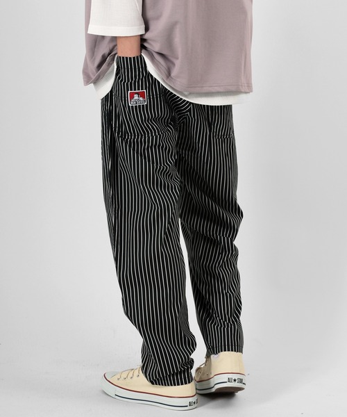 BEN DAVIS(ベンデイビス)の「【BEN DAVIS/ベンデイビス】ペインターパンツ ワークパンツ シェフパンツ イージーパンツ スケーターパンツ(チノパンツ・メンズ・ブルーグレー/ブラック系その他/ストライプ/キナリ/ブラック/ベージュ・S/M/L/XL)」の1枚目の写真
