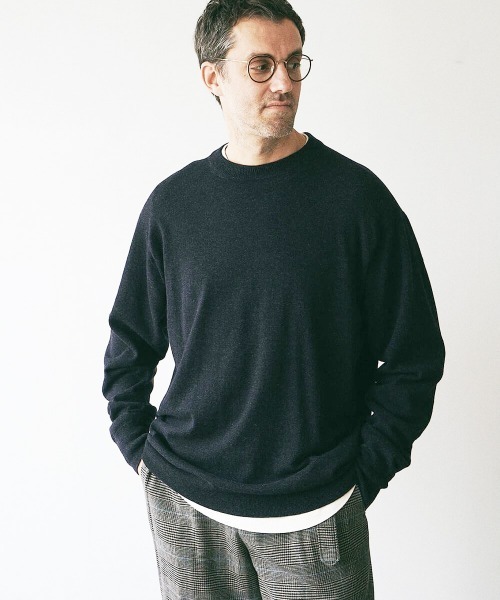 unfil アンフィル / superfine merino sweater スーパーファインメリノ