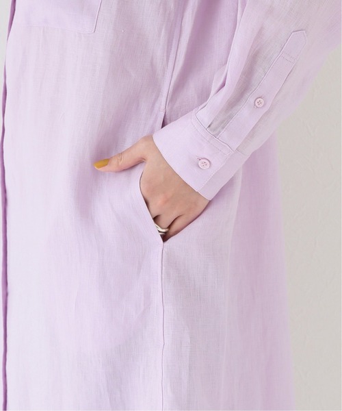 Simplicite（サンプリシテ）の「リネン100ロングシャツ