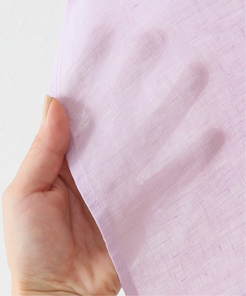 Simplicite（サンプリシテ）の「リネン100ロングシャツ