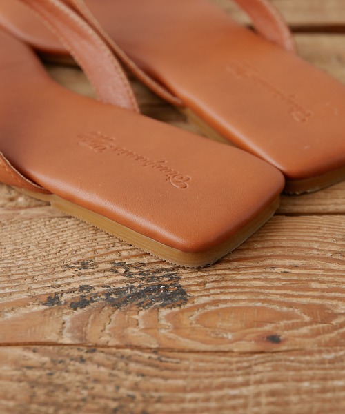 CIAOPANIC TYPY(チャオパニックティピー)の「スクエアトゥトングサンダル(サンダル・レディース・ブラック/ベージュ/ブラウン/パープル・38/36/37)」の17枚目の写真