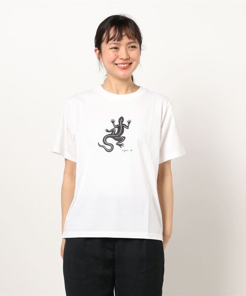 agnes b.（アニエスベー）の「SF64 TS レザールTシャツ（Tシャツ