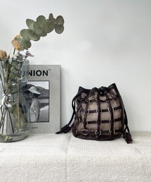 AS KNOW AS PINKY | ヌーディメッシュバッグ(ショルダーバッグ)