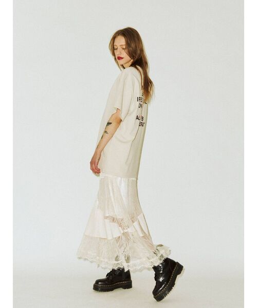 jouetie（ジュエティ）の「ブロッキングマーメイドレーススカート（スカート・レディース・ブラック/ブルー/アイボリー・MEDIUM）」の8枚目の写真