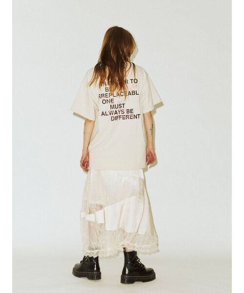 jouetie（ジュエティ）の「ブロッキングマーメイドレーススカート（スカート・レディース・ブラック/ブルー/アイボリー・MEDIUM）」の9枚目の写真