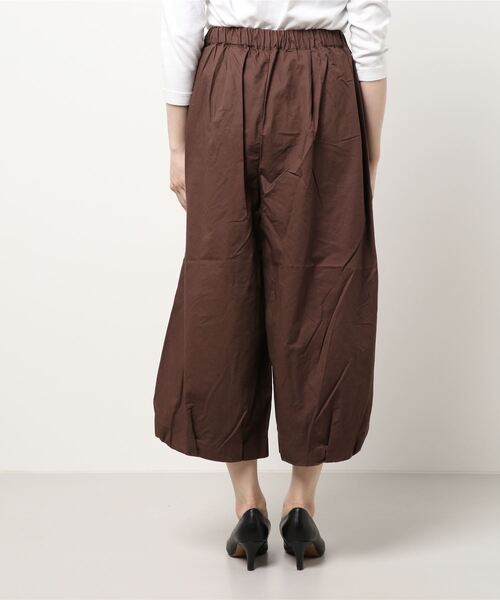 Samansa Mos2（サマンサ モスモス）の「バルーンチノパンツ（チノパンツ・レディース・ダークブラウン/ベージュ/チャコール・ﾌﾘ-）」の4枚目の写真