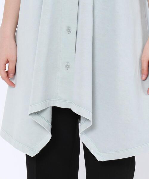 coen（コーエン）の「2WAYドレープチュニックカットソー（チュニック・レディース・レッド/ライム/オリーブ・MEDIUM/LARGE）」の12枚目の写真