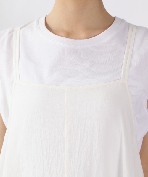 LOWRYS FARM(ローリーズファーム)の「レイヤードキャミ2Pワンピース 948591(ワンピース・レディース・ブラック/ダークブラウン/パープル/アイボリー・FREE)」の22枚目の写真