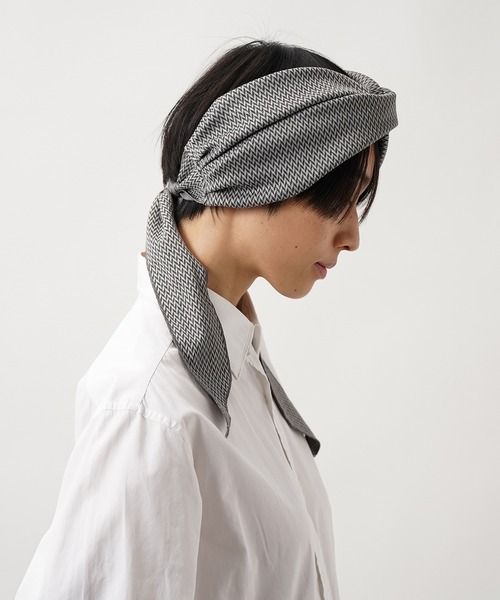 La Maison de Lyllis（メゾンドリリス）の「BERBERE ベルベル / La Maison de Lyllis 2213009 メゾンドリリス/ ターバン（ヘアバンド・レディース・ブラック/ブラウン/オレンジ・FREE）」の5枚目の写真