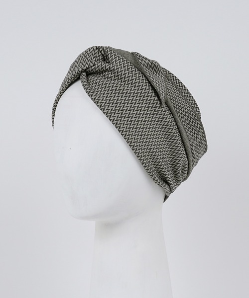 La Maison de Lyllis（メゾンドリリス）の「BERBERE ベルベル / La Maison de Lyllis 2213009 メゾンドリリス/ ターバン（ヘアバンド・レディース・ブラック/ブラウン/オレンジ・FREE）」の7枚目の写真