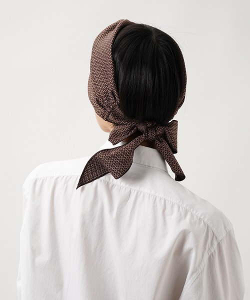 La Maison de Lyllis（メゾンドリリス）の「BERBERE ベルベル / La Maison de Lyllis 2213009 メゾンドリリス/ ターバン（ヘアバンド・レディース・ブラック/ブラウン/オレンジ・FREE）」の10枚目の写真