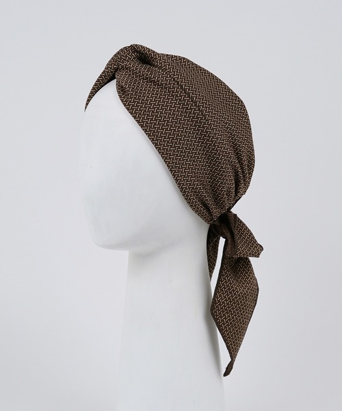 La Maison de Lyllis（メゾンドリリス）の「BERBERE ベルベル / La Maison de Lyllis 2213009 メゾンドリリス/ ターバン（ヘアバンド・レディース・ブラック/ブラウン/オレンジ・FREE）」の12枚目の写真