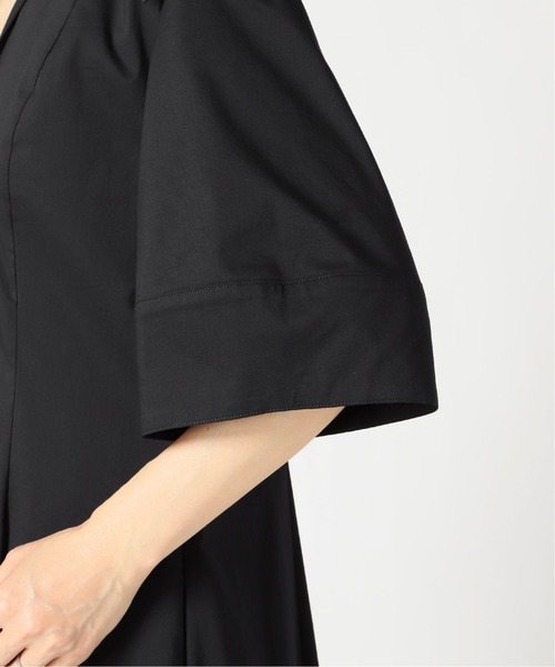 IENA（イエナ）の「maison コットンナイロンフォルムワンピース◆（ワンピース・レディース・ネイビー・34/36/38）」の9枚目の写真