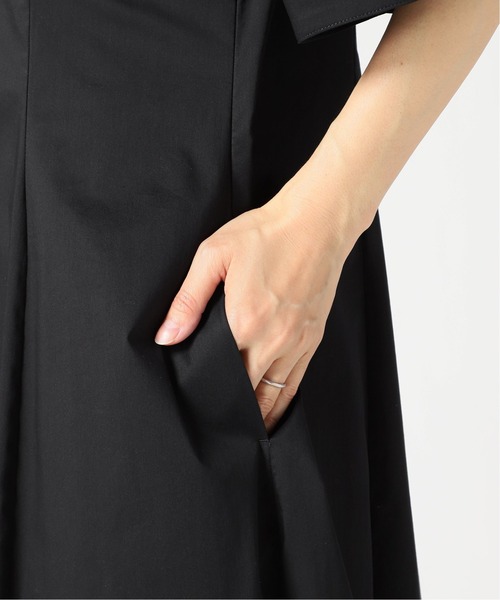 IENA（イエナ）の「maison コットンナイロンフォルムワンピース◆（ワンピース・レディース・ネイビー・34/36/38）」の11枚目の写真