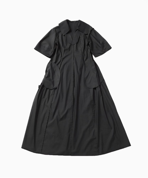 IENA（イエナ）の「maison コットンナイロンフォルムワンピース◆（ワンピース・レディース・ネイビー・34/36/38）」の13枚目の写真