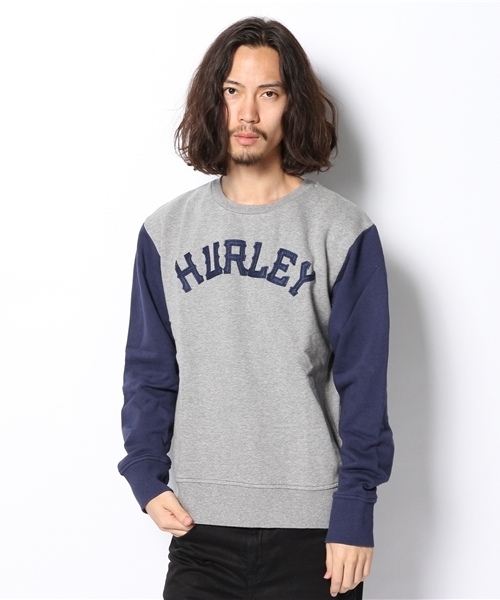 Hurley (ハーレー)の「PIRATE BLOCK CREW FLEECE(スウェット・メンズ・ブラック/ブラック系その他/グレー系その他/ヘザ-グレー/レッド系その他・MEDIUM/X-LARGE/LARGE/SMALL)」の5枚目の写真