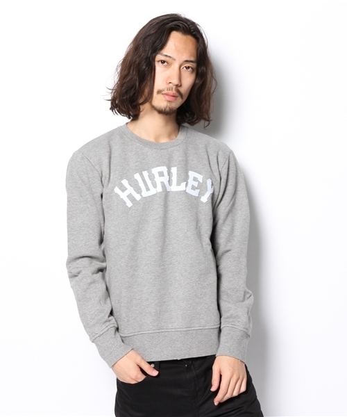 Hurley (ハーレー)の「PIRATE BLOCK CREW FLEECE(スウェット・メンズ・ブラック/ブラック系その他/グレー系その他/ヘザ-グレー/レッド系その他・MEDIUM/X-LARGE/LARGE/SMALL)」の4枚目の写真