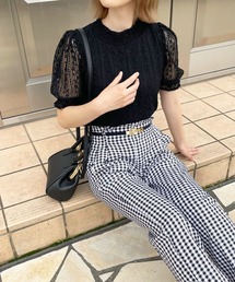 レースハイネックトップス【ZOZOTOWN限定アイテム】
