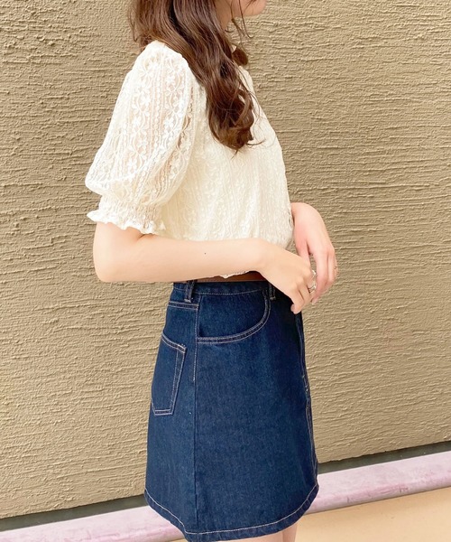 apres jour（アプレジュール）の「レースハイネックトップス【ZOZOTOWN限定アイテム】（シャツ/ブラウス・レディース・オフホワイト/ブラック/アイボリー・X-LARGE/フリー）」の22枚目の写真