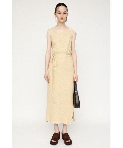 SLY（スライ）の「2PIECE CUT WRAP OP ２ピース ワンピース（ワンピース・レディース・ベージュ/ライトブルー・FREE）」の3枚目の写真