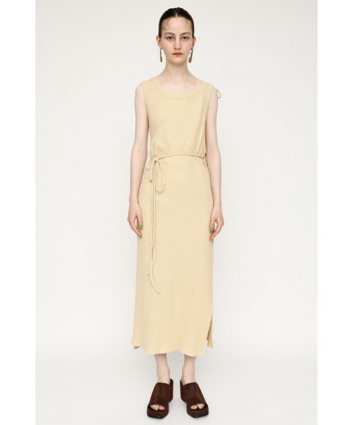 SLY（スライ）の「2PIECE CUT WRAP OP ２ピース ワンピース（ワンピース・レディース・ベージュ/ライトブルー・FREE）」の4枚目の写真