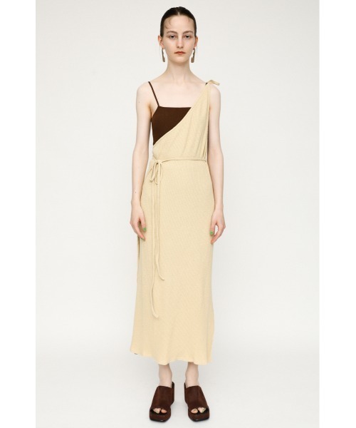 SLY（スライ）の「2PIECE CUT WRAP OP ２ピース ワンピース（ワンピース・レディース・ベージュ/ライトブルー・FREE）」の8枚目の写真